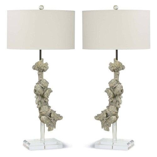 Meri Buffet Table Lamps Pair
